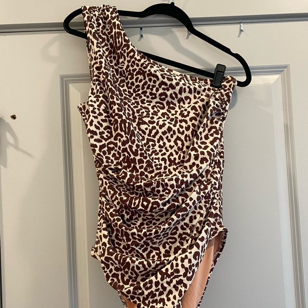 J. crew long torso swim suit